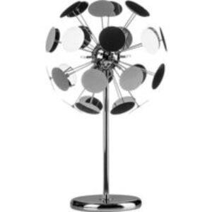 INTERIORS by Premier Disc Table Lamp - Chrome