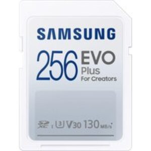 SAMSUNG EVO Plus Class 10 SDXC Memory Card - 256 GB