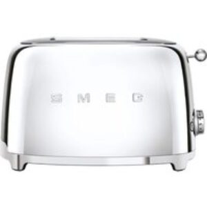 SMEG 50's Retro TSF01SSUK 2-Slice Toaster - Chrome
