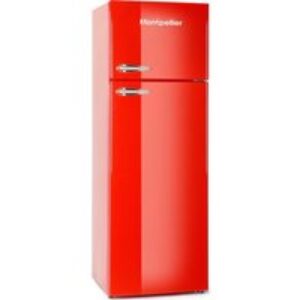 MONTPELLIER Retro MAB346R 80/20 Fridge Freezer - Red