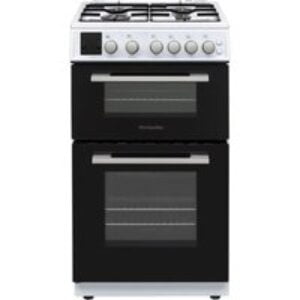MONTPELLIER MDGO50LW 50 cm Gas Cooker - White & Silver