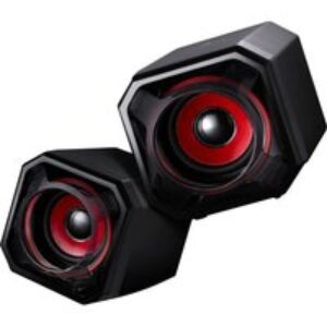 SUREFIRE 48820 Gator Eye 2.0 PC Speakers - Black & Red