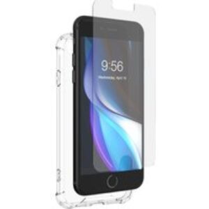 DEFENCE iPhone 8 / SE Case & Screen Protector Bundle - Clear
