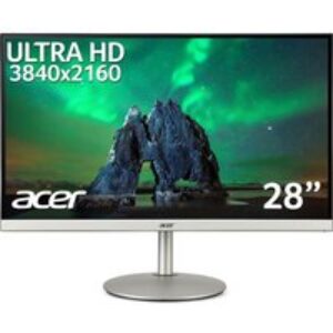 ACER CB282Ksmiiprx 4K Ultra HD 28 LED Monitor - Black & Silver