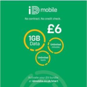 IDMOBILE 4G SIM Card - £6