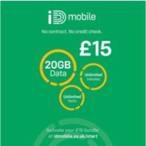 IDMOBILE 4G SIM Card - £15