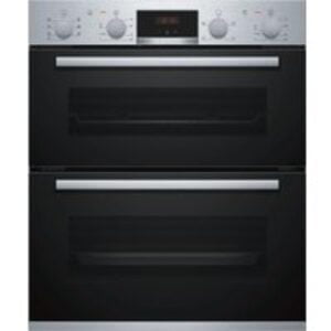 BOSCH Series 4 NBS533BS0B Electric Built-under Double Oven - Stainless Steel
