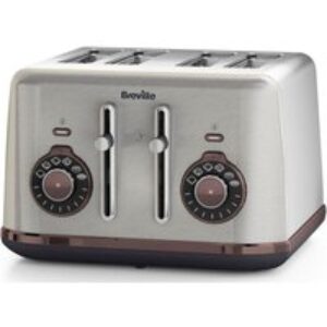 BREVILLE Selecta VTT953 4-Slice Toaster - Stainless Steel