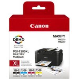 CANON PGI-1500XL Black & Colour Ink Cartridges - Multipack