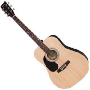 ENCORE LH-EW100N Left-Handed Acoustic Guitar Bundle - Natural