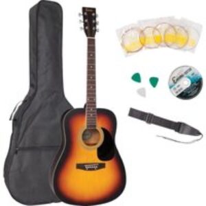 ENCORE EWP-100SB Acoustic Guitar Bundle - Sunburst