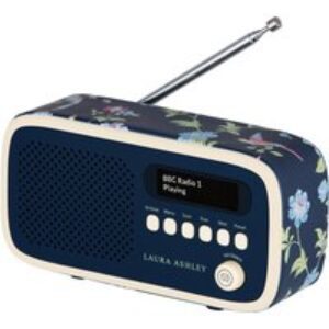 VQ Dexter Portable DABﱓ Radio - Laura Ashley Elveden Navy