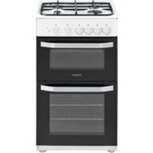 HOTPOINT HD5G00KCW 50 cm Gas Cooker - White