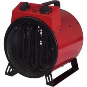 IGENIX IG9301 Portable Hot & Cool Fan Heater - Red & Black