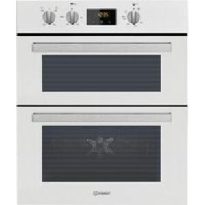 INDESIT IDU 6340 Electric Built-under Double Oven - White