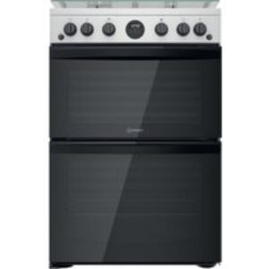 INDESIT Flame Control ID67G0MCX 60 cm Gas Cooker - Inox