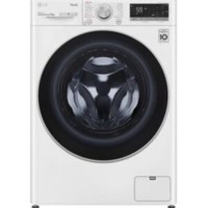 LG EZDispense TurboWash with AI DD V7 F4V709WTSA WiFi-enabled 9 kg 1400 Spin Washing Machine - White