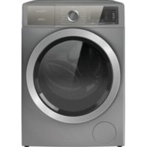 HOTPOINT H8 W046SB UK 10 kg 1400 Spin Washing Machine - Silver