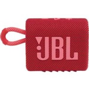 JBL GO3 Portable Bluetooth Speaker - Red