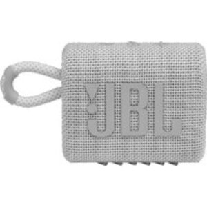 JBL GO3 Portable Bluetooth Speaker - White