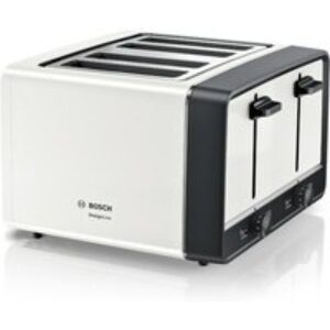 BOSCH DesignLine TAT5P441GB 4-Slice Toaster  White