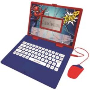LEXIBOOK Bilingual French & English Educational Laptop - Spiderman