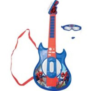 LEXIBOOK Spider-Man Electric Toy Guitar - Red & Blue
