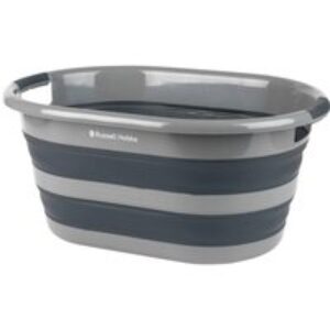 RUSSELL HOBBS LA053879 Laundry Basket - Black & Grey