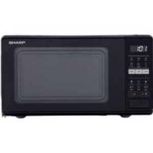 SHARP RS172TB Compact Solo Microwave - Black