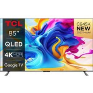 85" TCL 85C645K  Smart 4K Ultra HD HDR QLED TV with Google Assistant