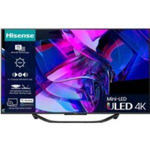 65" HISENSE 65U7KQTUK  Smart 4K Ultra HD HDR Mini-LED TV with Amazon Alexa