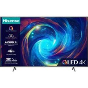 75" HISENSE 75E7KQTUK PRO  Smart 4K Ultra HD HDR QLED TV with Amazon Alexa