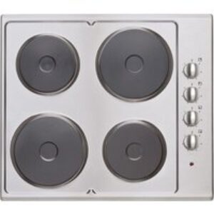 STATESMAN ESH630SS 58 cm Electric Solid Plate Hob - Stainless Steel