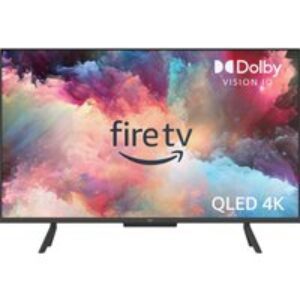 50" AMAZON Omni QLED Series Fire TV QL50F601U  Smart 4K Ultra HD HDR TV with Amazon Alexa