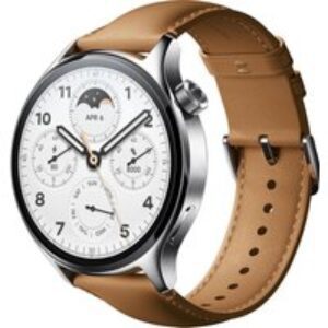 XIAOMI S1 Pro Smart Watch - Brown & Silver