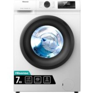 HISENSE 1 Series WFQP7012EVM 7 kg 1200 Spin Washing Machine - White