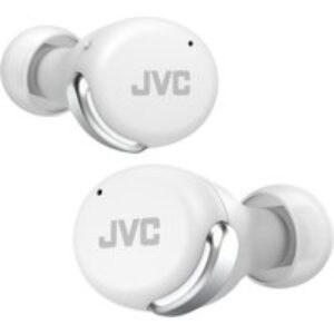 JVC HA-A30T Wireless Bluetooth Noise-Cancelling Earbuds - White