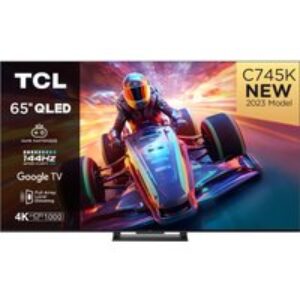 65" TCL 65C745K  Smart 4K Ultra HD HDR QLED TV with Google Assistant