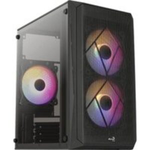 AEROCOOL CS-107-A-BK-v2 Micro ATX Mini Tower PC Case - Black
