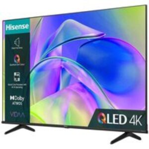 55" HISENSE 55E7KQTUK  Smart 4K Ultra HD HDR QLED TV with Amazon Alexa