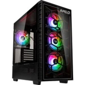 KOLINK Observatory Y AMD SE ARGB E-ATX Mid-Tower PC Case - Black