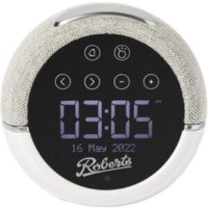 ROBERTS Zen Plus DABﱓ Bluetooth Clock Radio - White