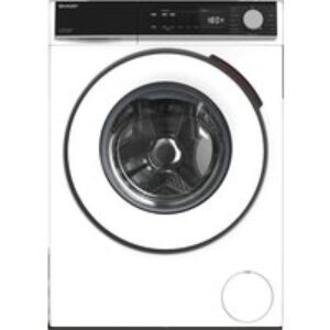 SHARP ES-NFB014DWNA-EN 10 kg 1330 Spin Washing Machine - White