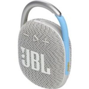 JBL Clip 4 Eco Portable Bluetooth Speaker - White
