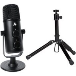 MAONO AU-903 USB Microphone & Tripod Set - Black