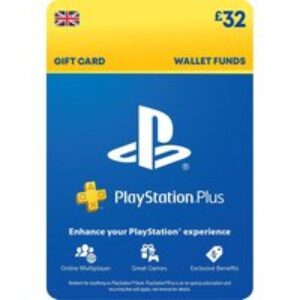 PLAYSTATION Plus Gift Card - £32