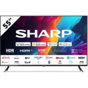 55" SHARP 4T-C55FJ7KL1FB  Smart 4K Ultra HD HDR LED TV