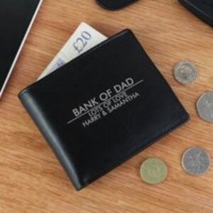 Personalised Classic Black Wallet