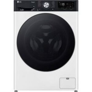 LG Counter-Depth MAX F2Y708WBTN1 WiFi-enabled 8 kg 1200 Spin Washing Machine - White