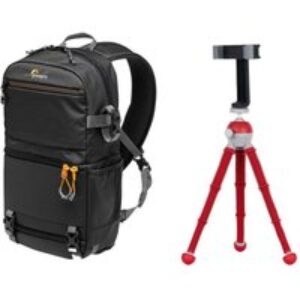 Lowepro Slingshot SL 250 AW III DSLR Camera Backpack & PodZilla JB01758-BWW Medium Kit Bundle